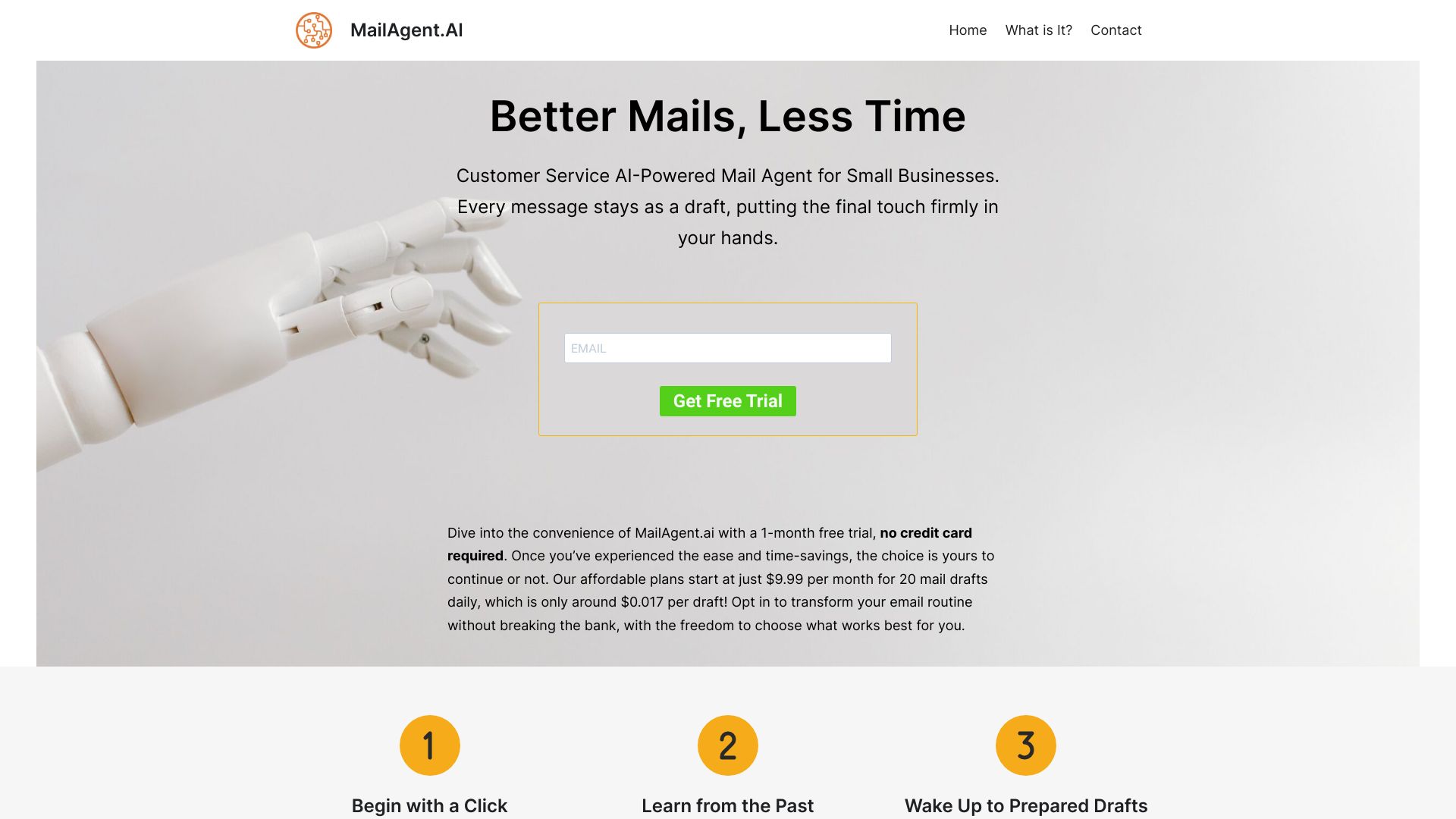 MailAgent.AI网页截图,MailAgent.AI网页快照