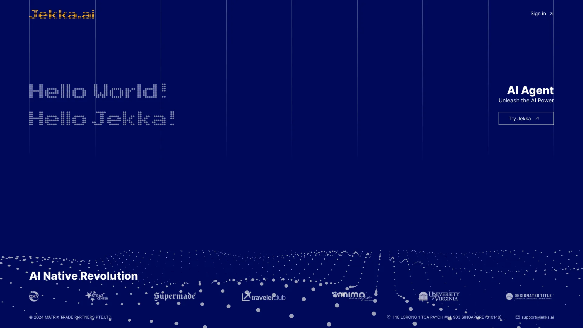 Jekka.ai Chatbot网页截图,Jekka.ai Chatbot网页快照