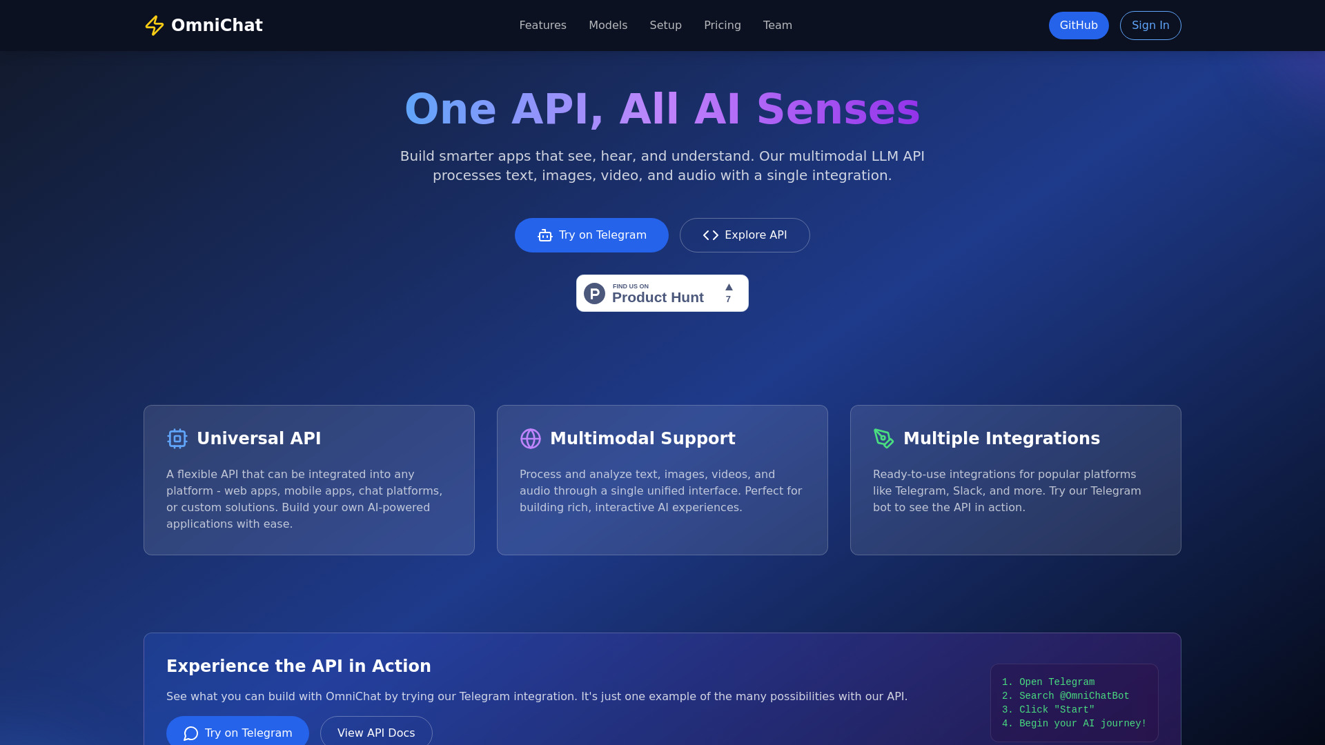 OmniChat网页截图,OmniChat网页快照