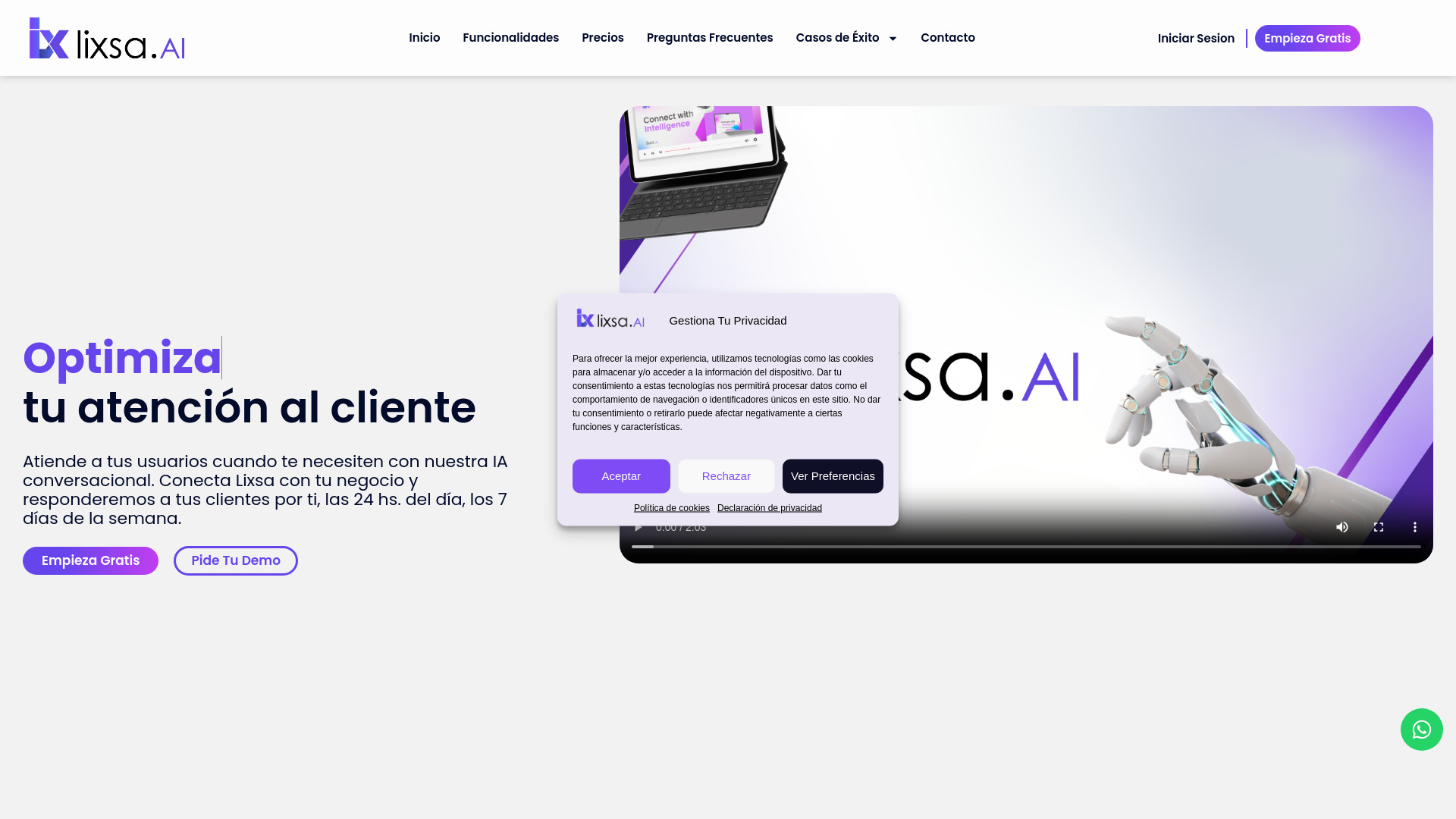Lixsa.ai网页截图,Lixsa.ai网页快照