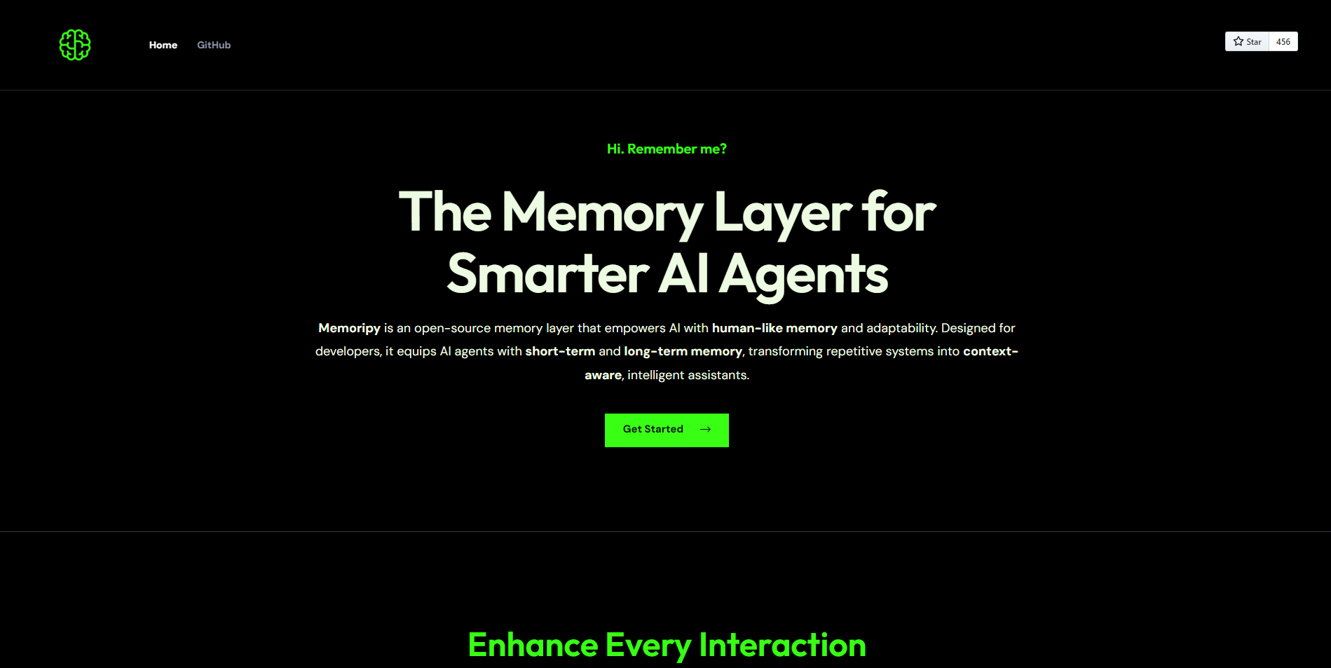 Memoripy网页截图,Memoripy网页快照