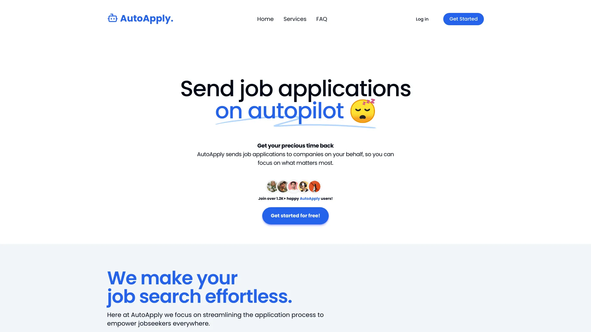 AutoApply网页截图,AutoApply网页快照