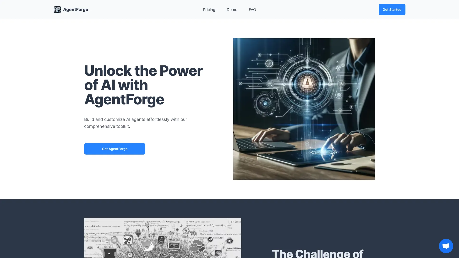 AgentForge网页截图,AgentForge网页快照