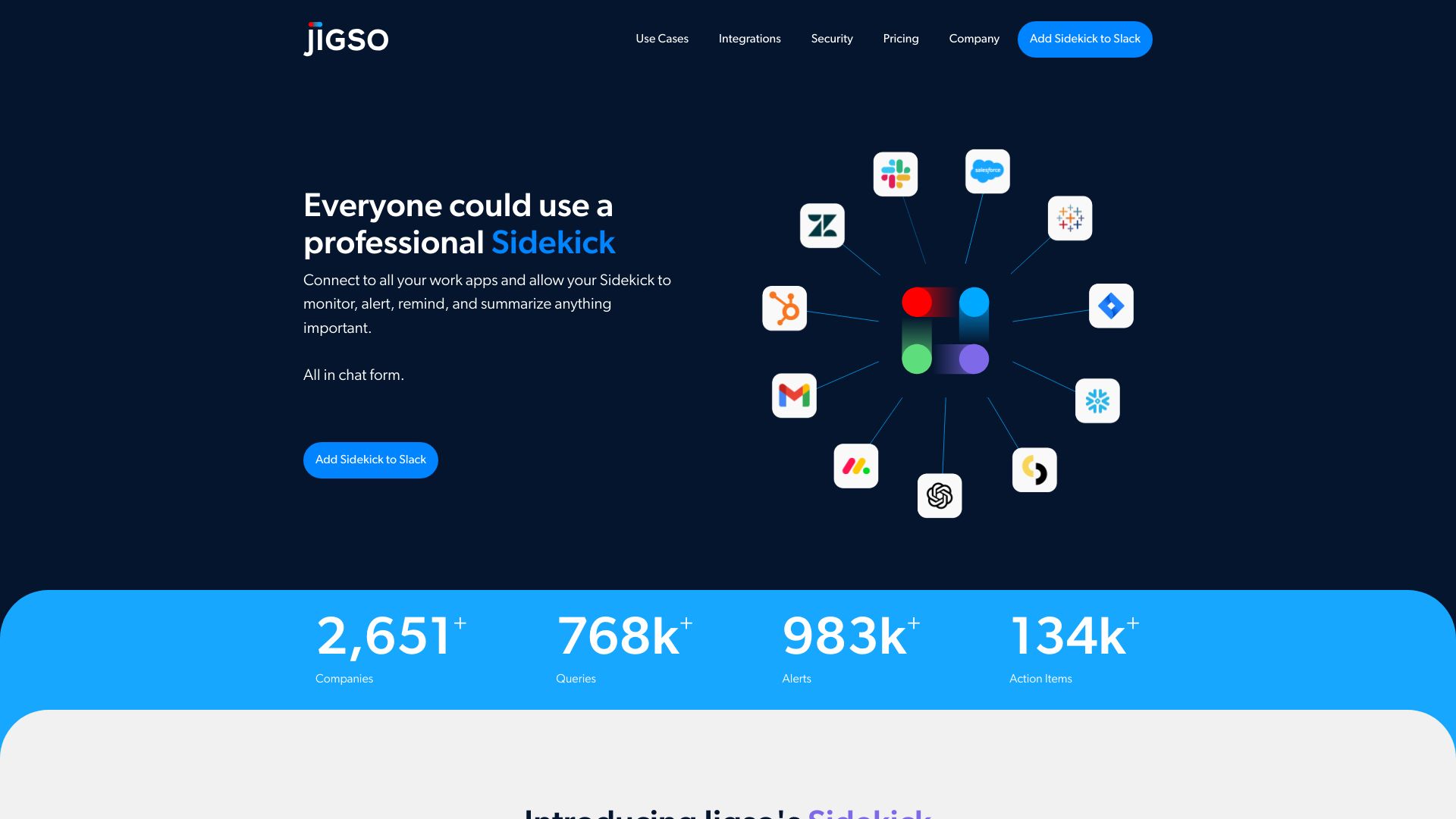 Jigsos Sidekick网页截图,Jigsos Sidekick网页快照