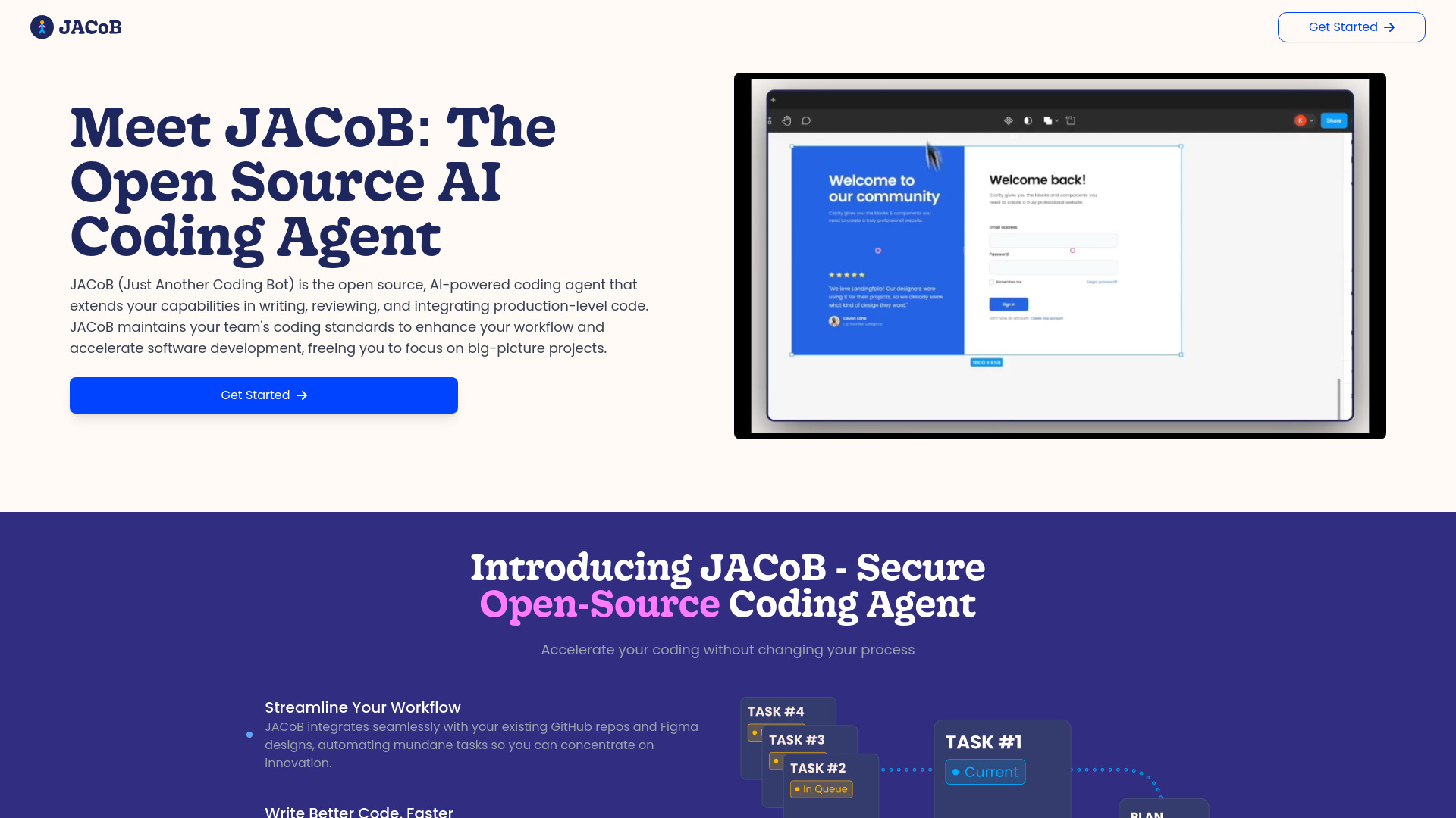 JACoB- Just Another Coding Bot网页截图,JACoB- Just Another Coding Bot网页快照