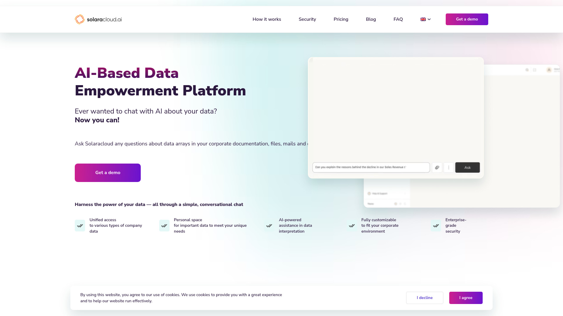 SolaraCloud.ai网页截图,SolaraCloud.ai网页快照