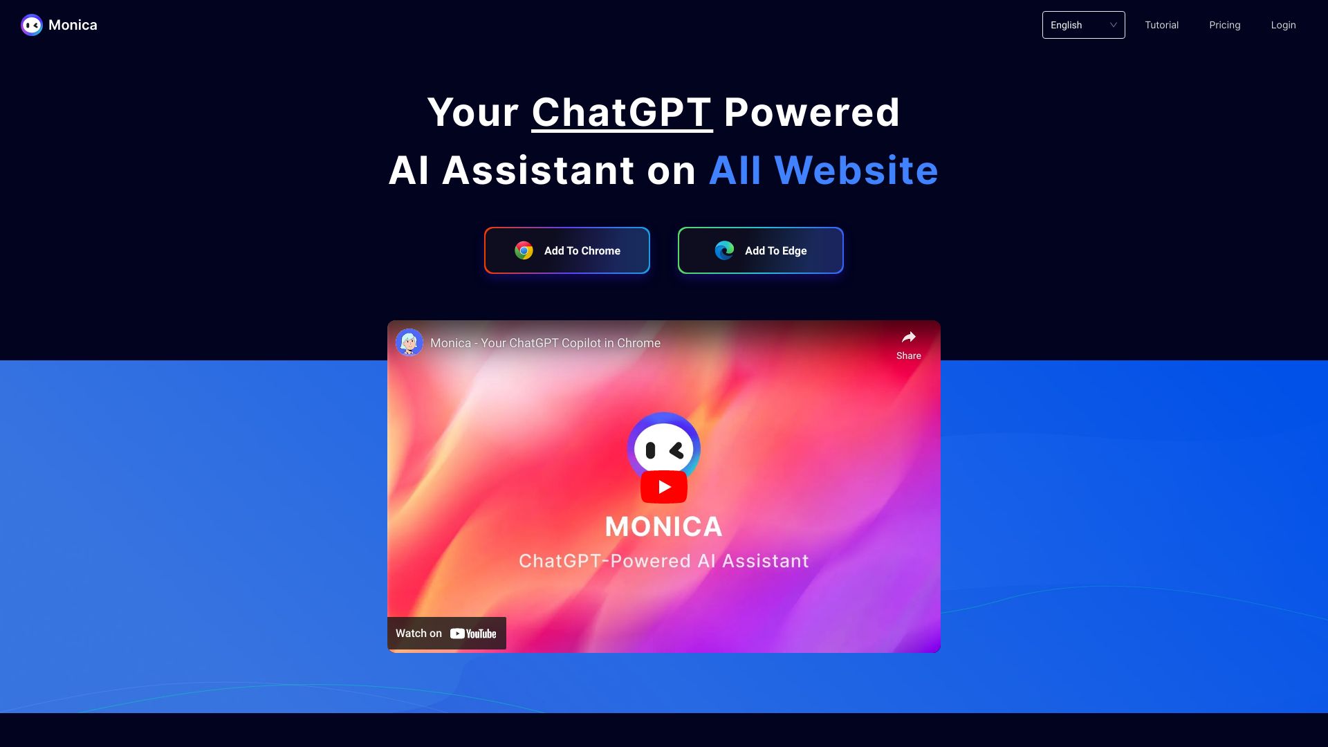 Monica AI网页截图,Monica AI网页快照