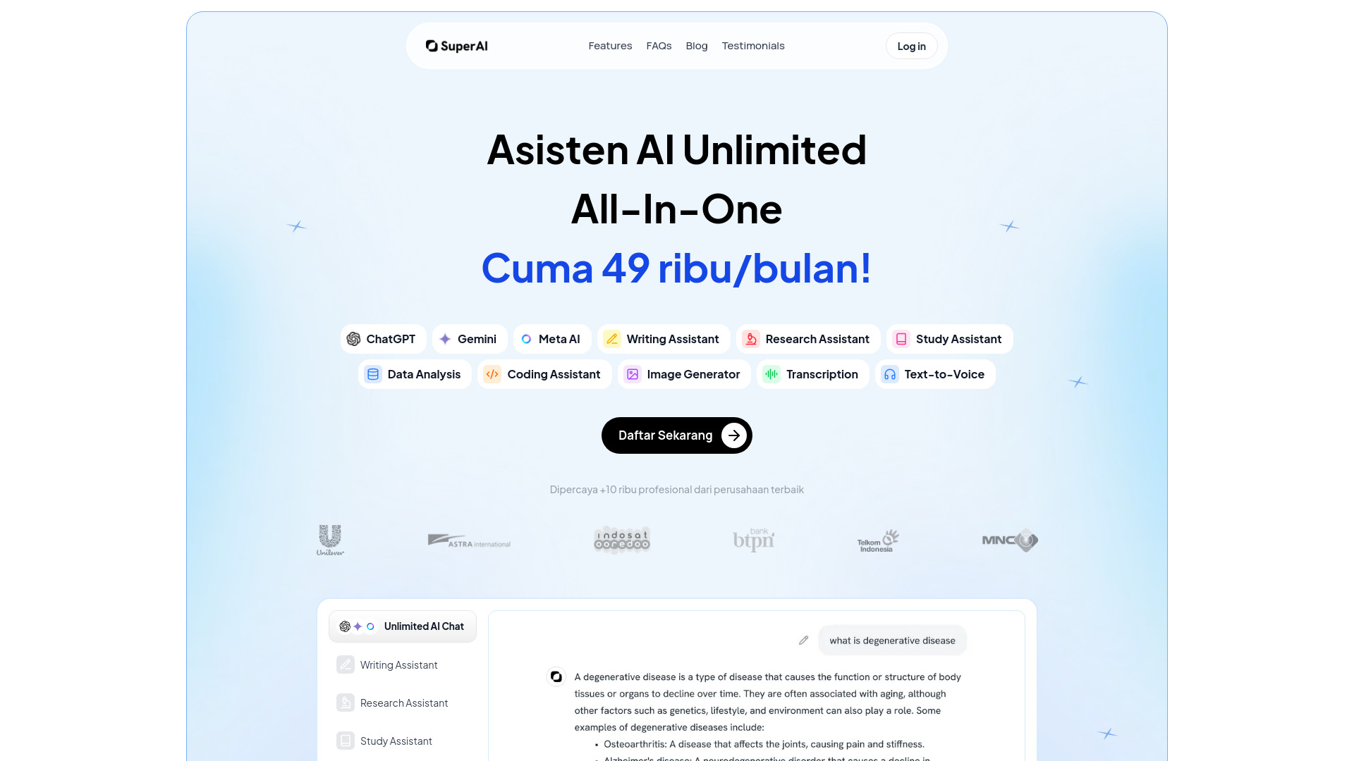 SuperAI网页截图,SuperAI网页快照