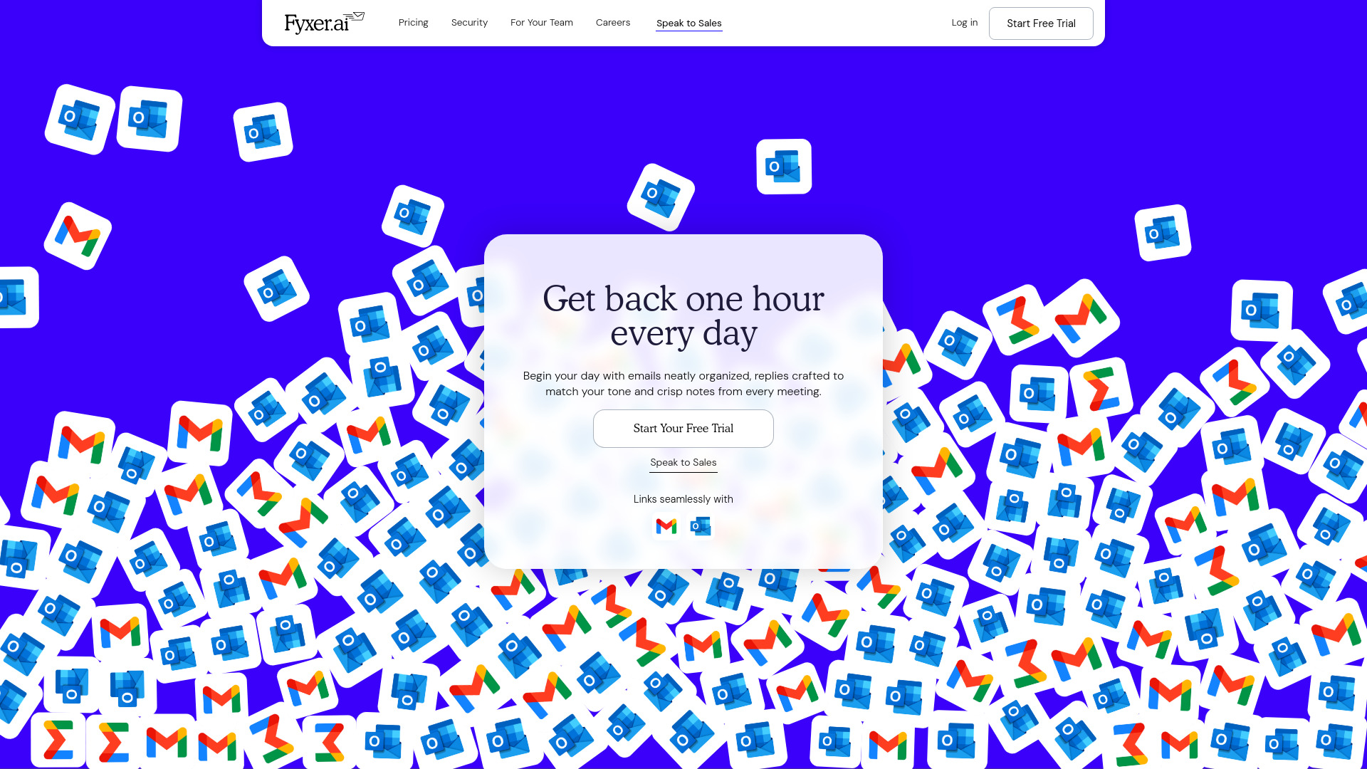 Fyxer AI Executive Assistant网页截图,Fyxer AI Executive Assistant网页快照