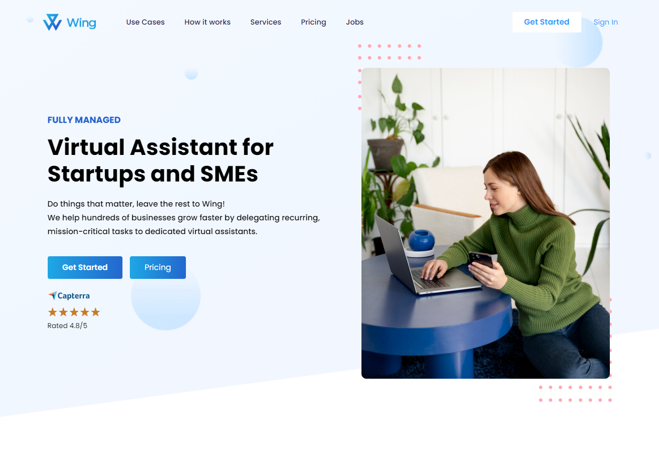 Wing Assistant网页截图,Wing Assistant网页快照