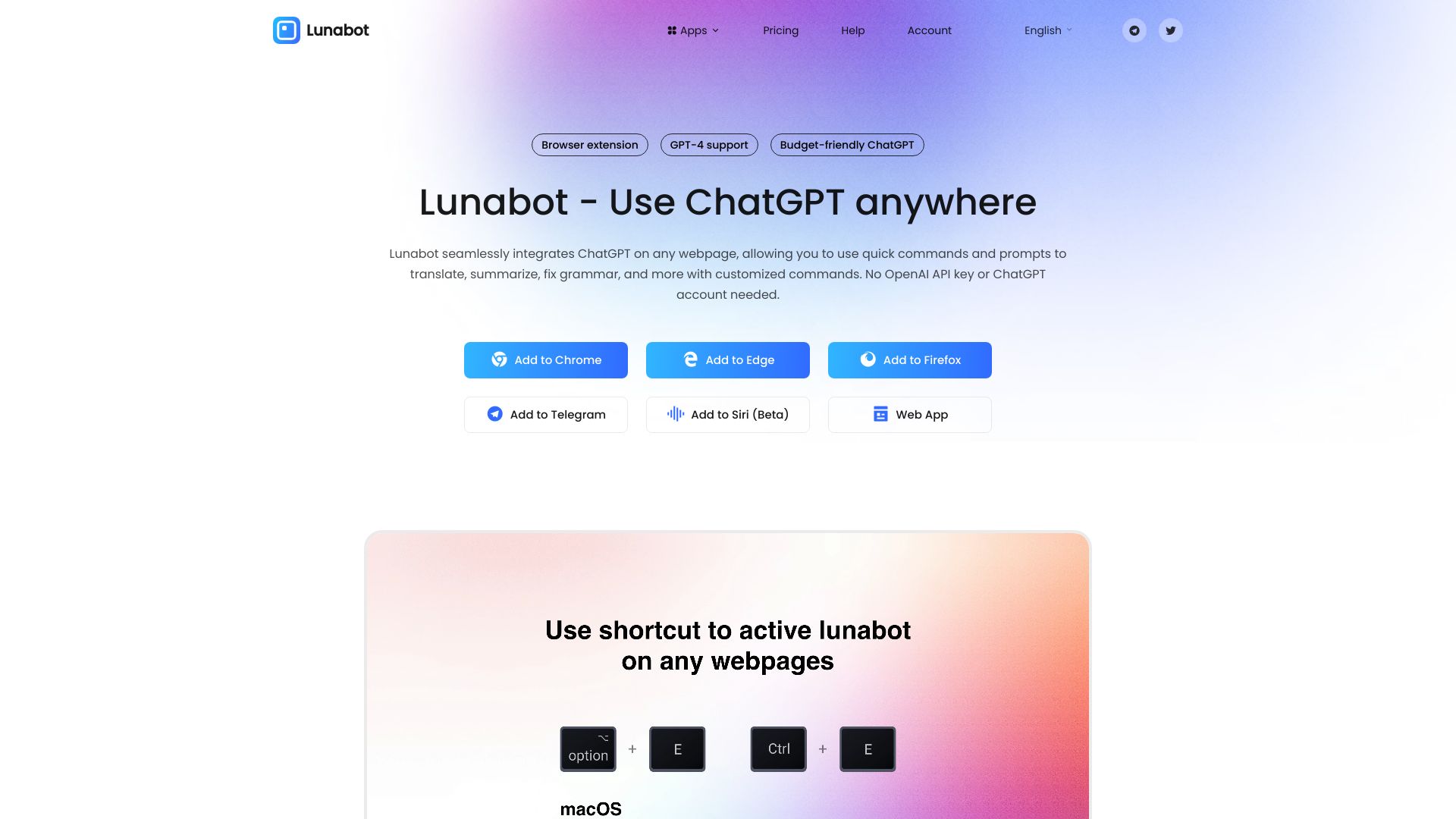 Lunabot网页截图,Lunabot网页快照