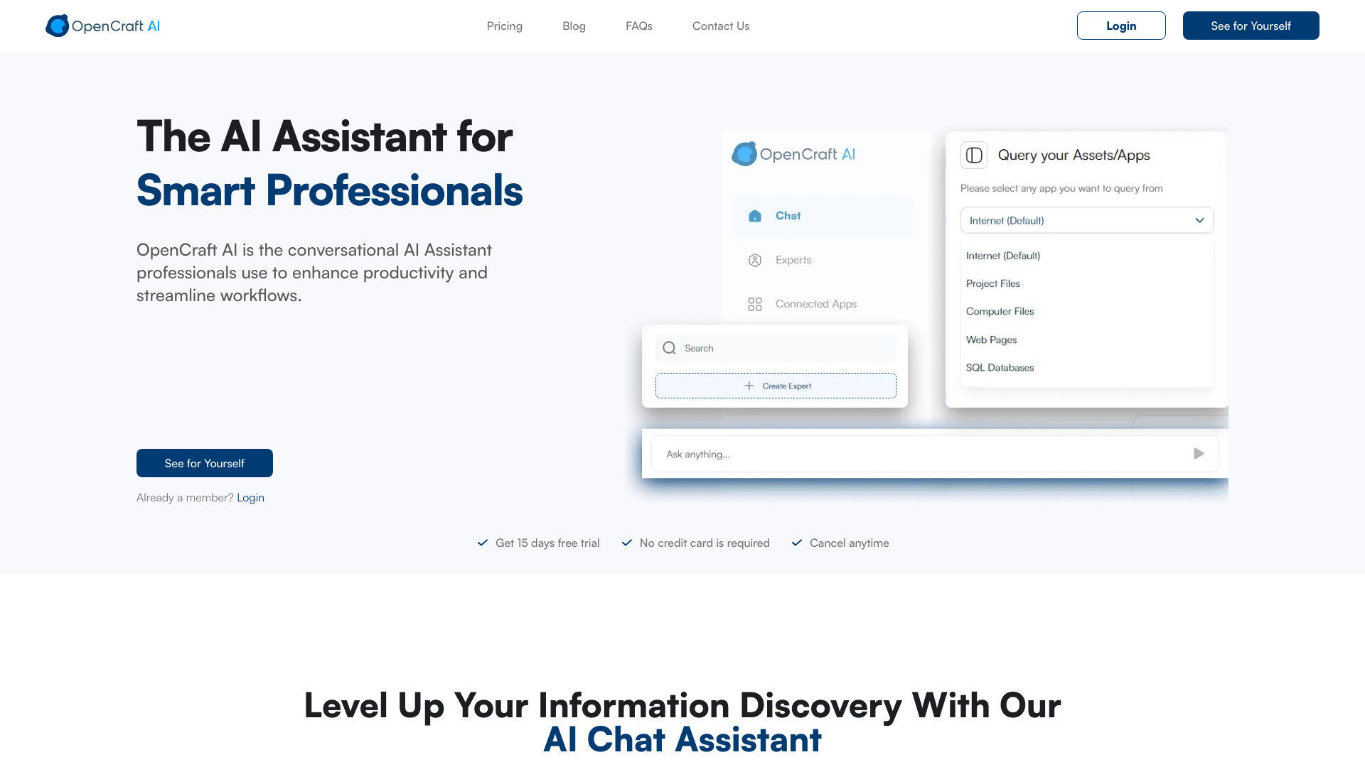 OpenCraft AI网页截图,OpenCraft AI网页快照