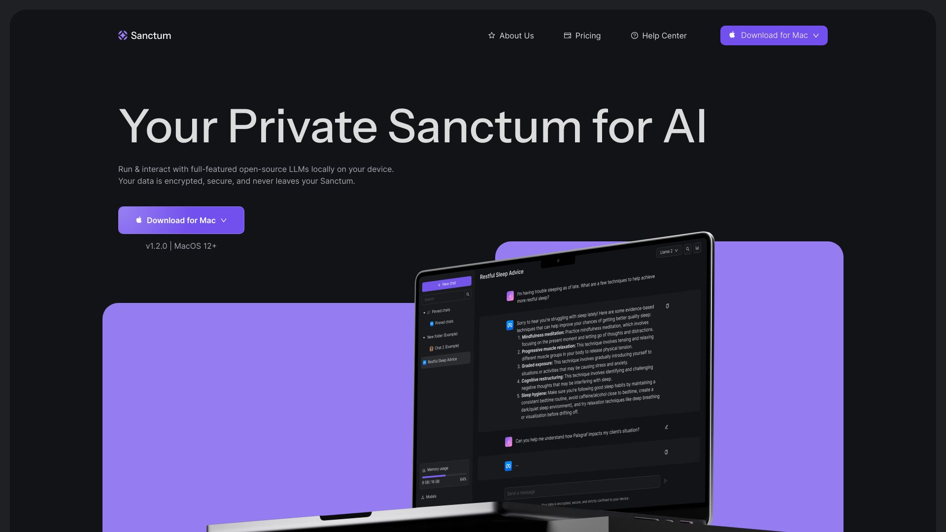 Sanctum AI网页截图,Sanctum AI网页快照