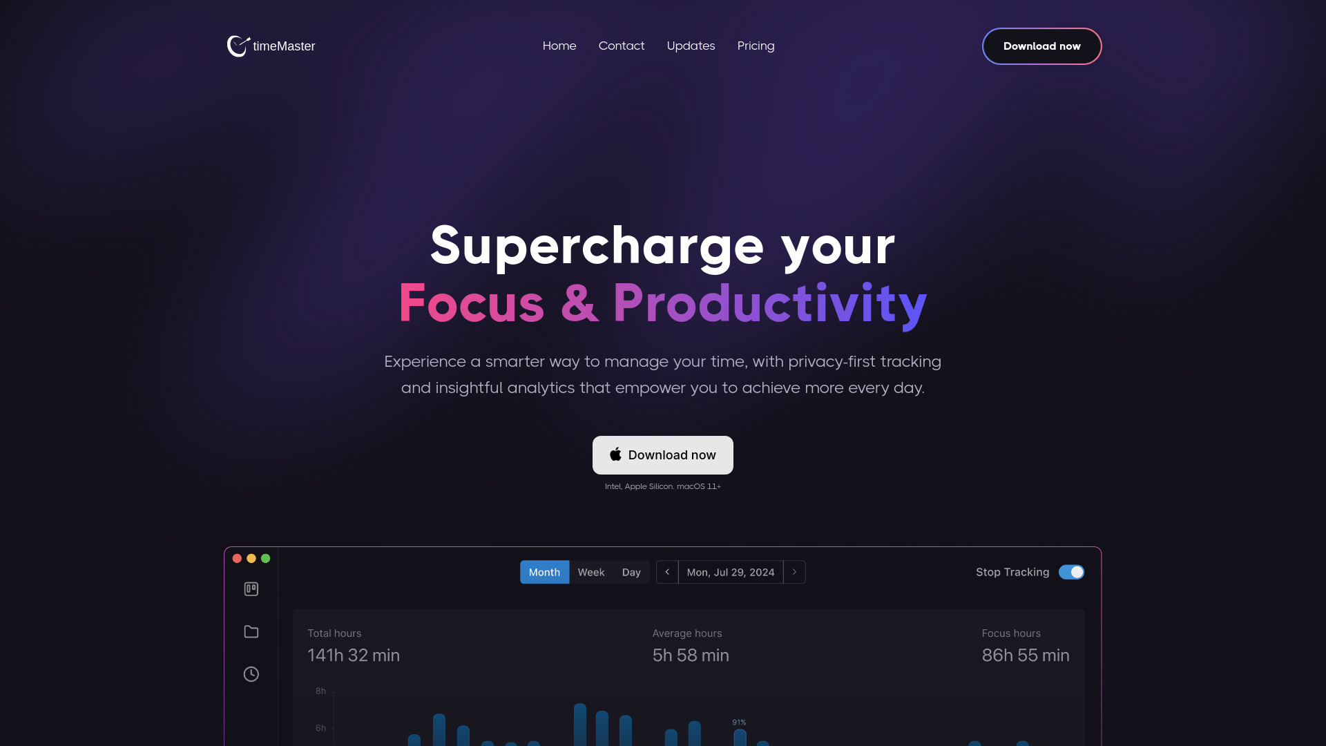TimeMaster网页截图,TimeMaster网页快照