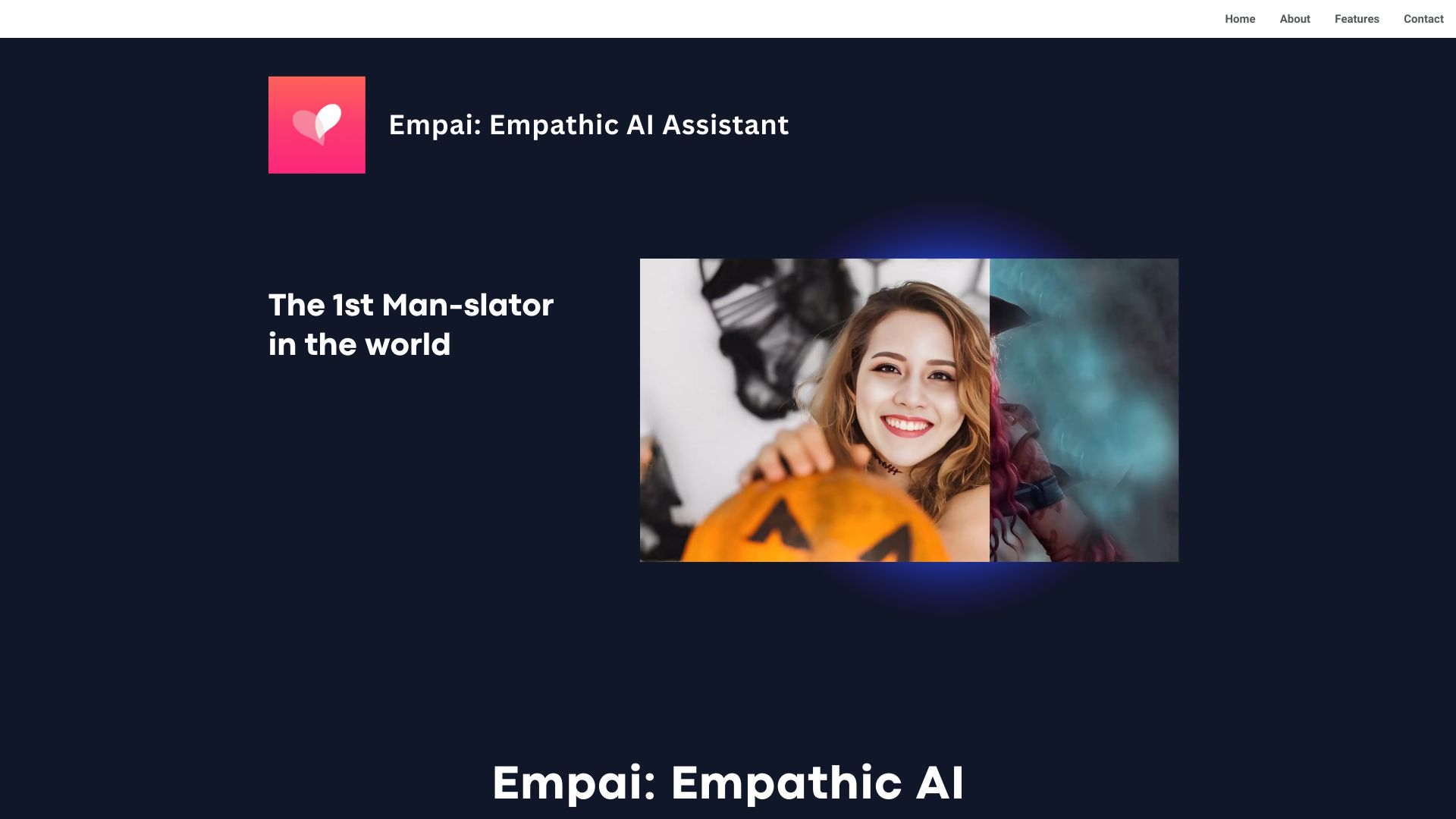 Empai: Empathic AI Assistant网页截图,Empai: Empathic AI Assistant网页快照