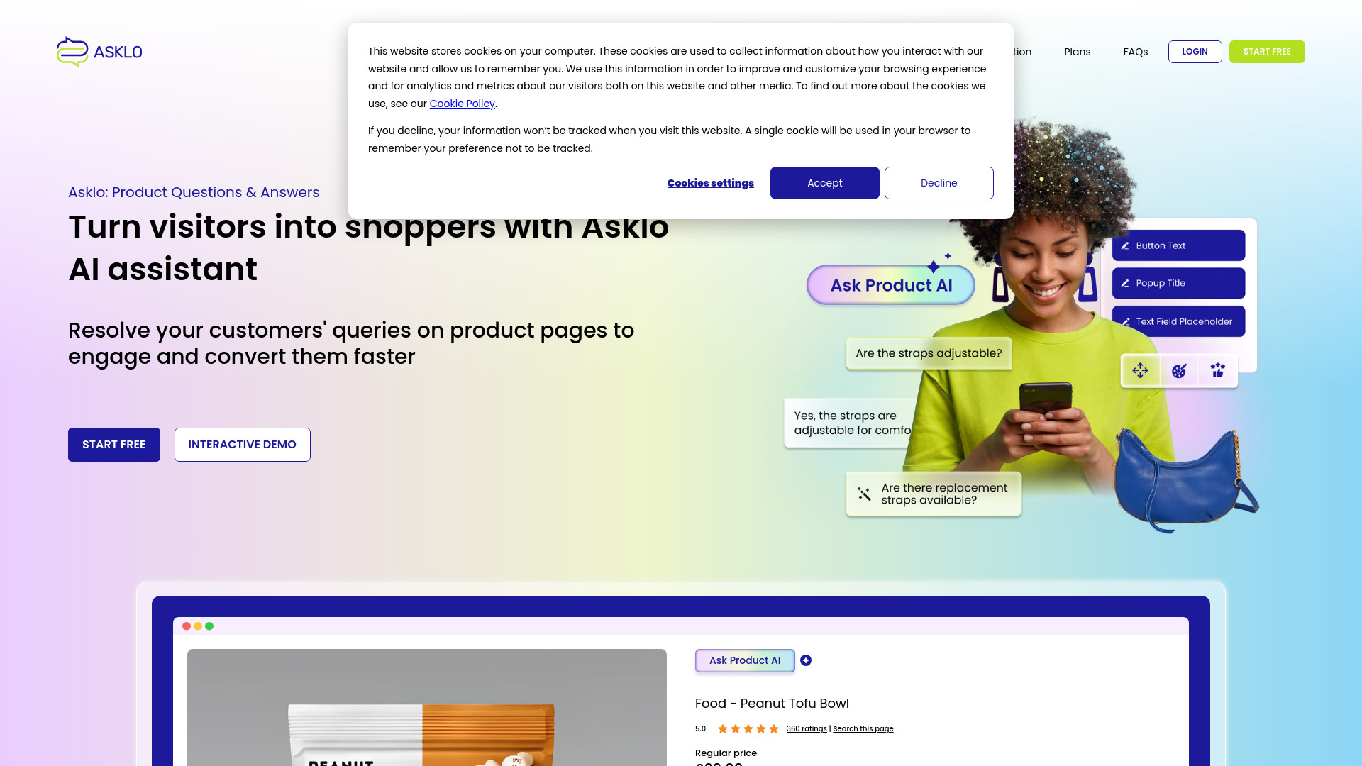 Asklo AI网页截图,Asklo AI网页快照