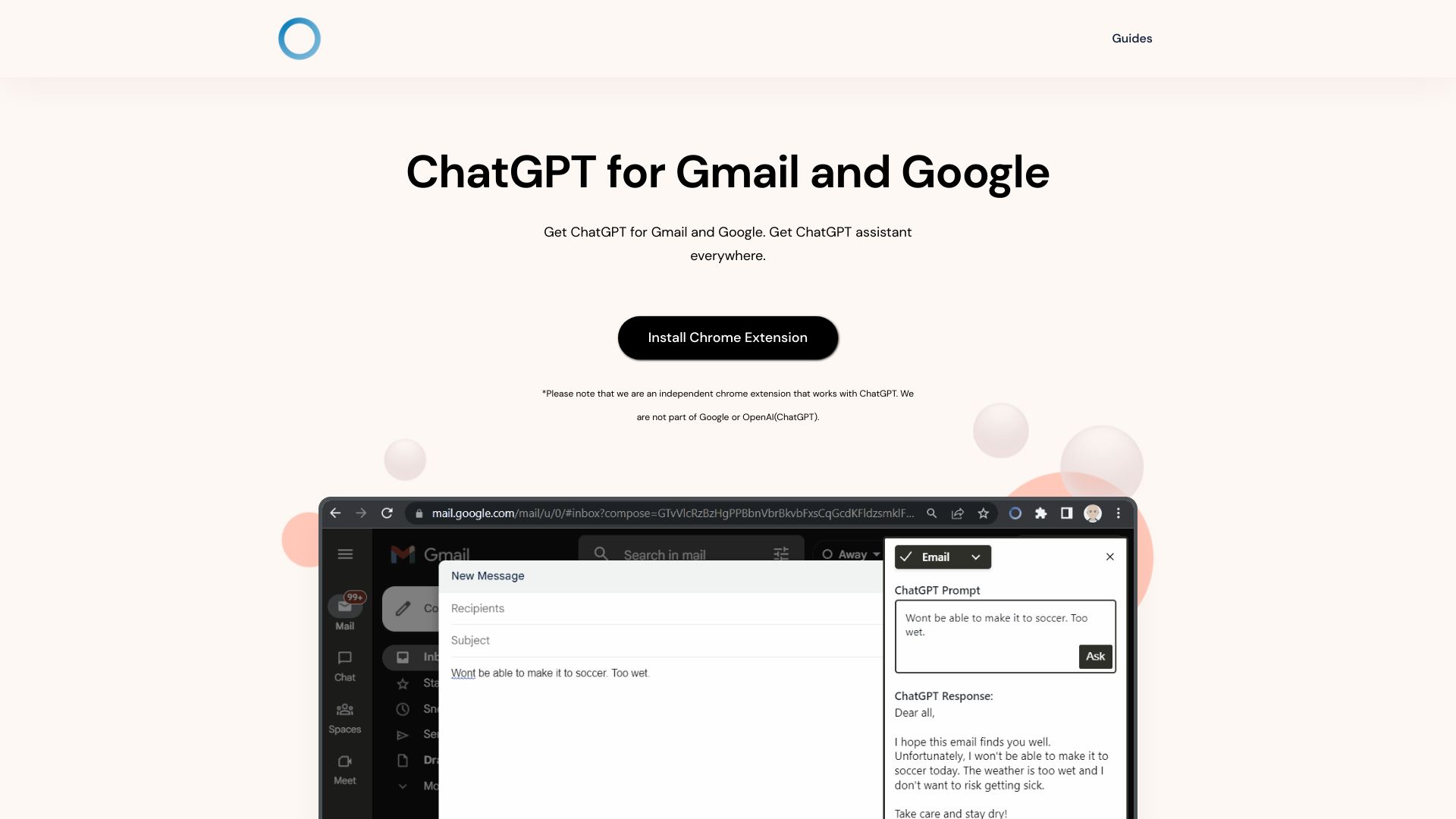 ChatGPT Everywhere网页截图,ChatGPT Everywhere网页快照