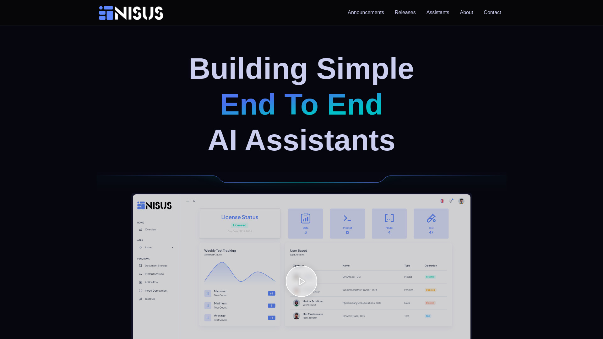 NisusAI | Generative AI Platform网页截图,NisusAI | Generative AI Platform网页快照
