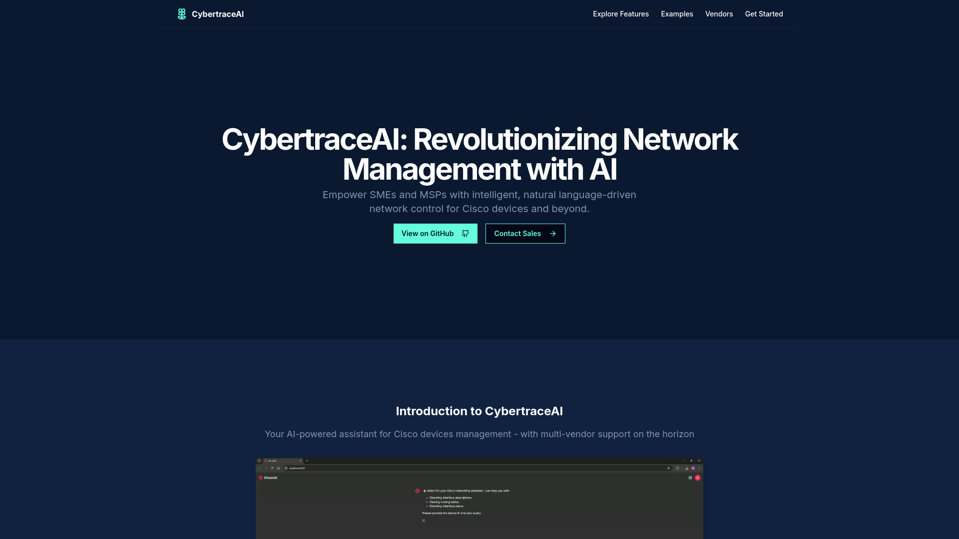 CybertraceAI网页截图,CybertraceAI网页快照