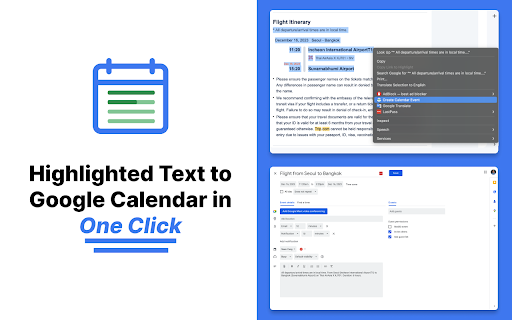 Text to Google Calendar网页截图,Text to Google Calendar网页快照