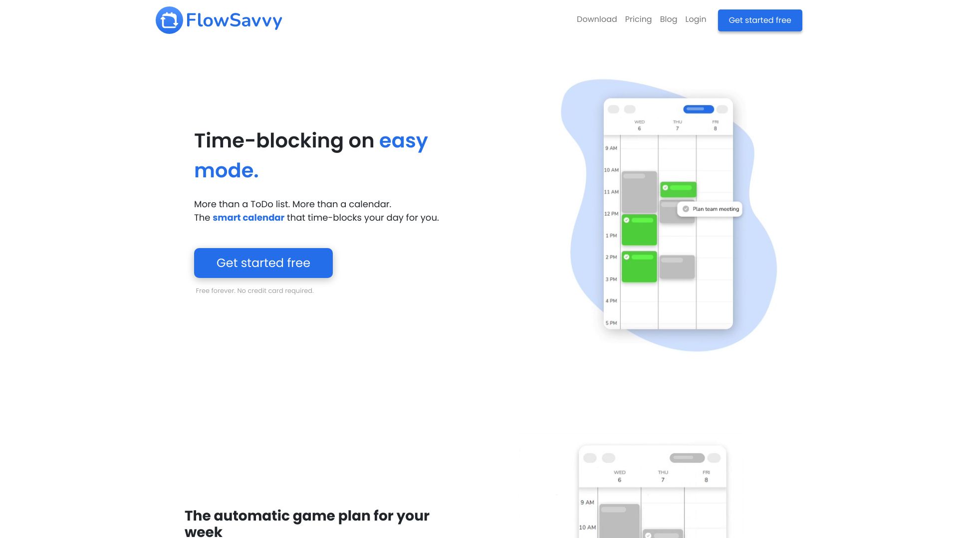 FlowSavvy网页截图,FlowSavvy网页快照