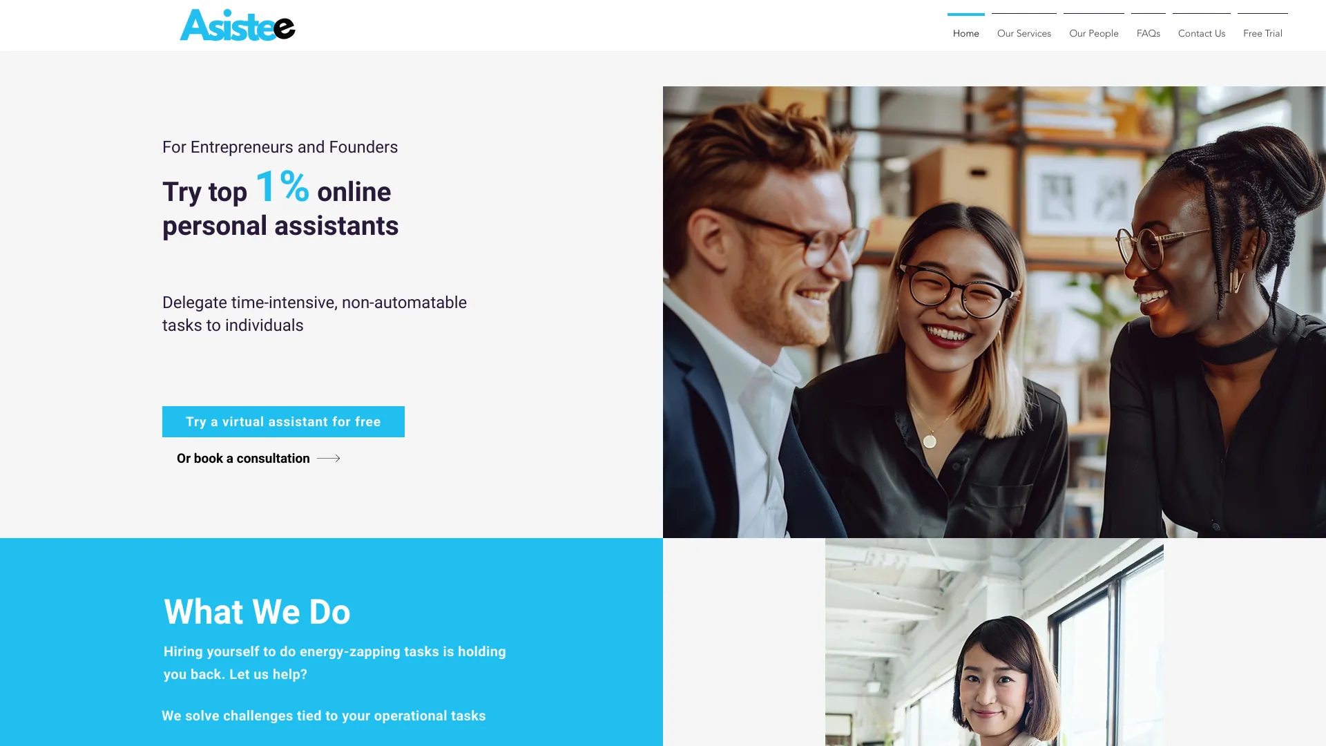 Asistee网页截图,Asistee网页快照