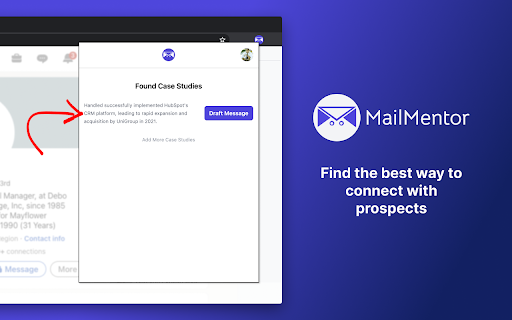 MailMentor | Sales Copilot网页截图,MailMentor | Sales Copilot网页快照