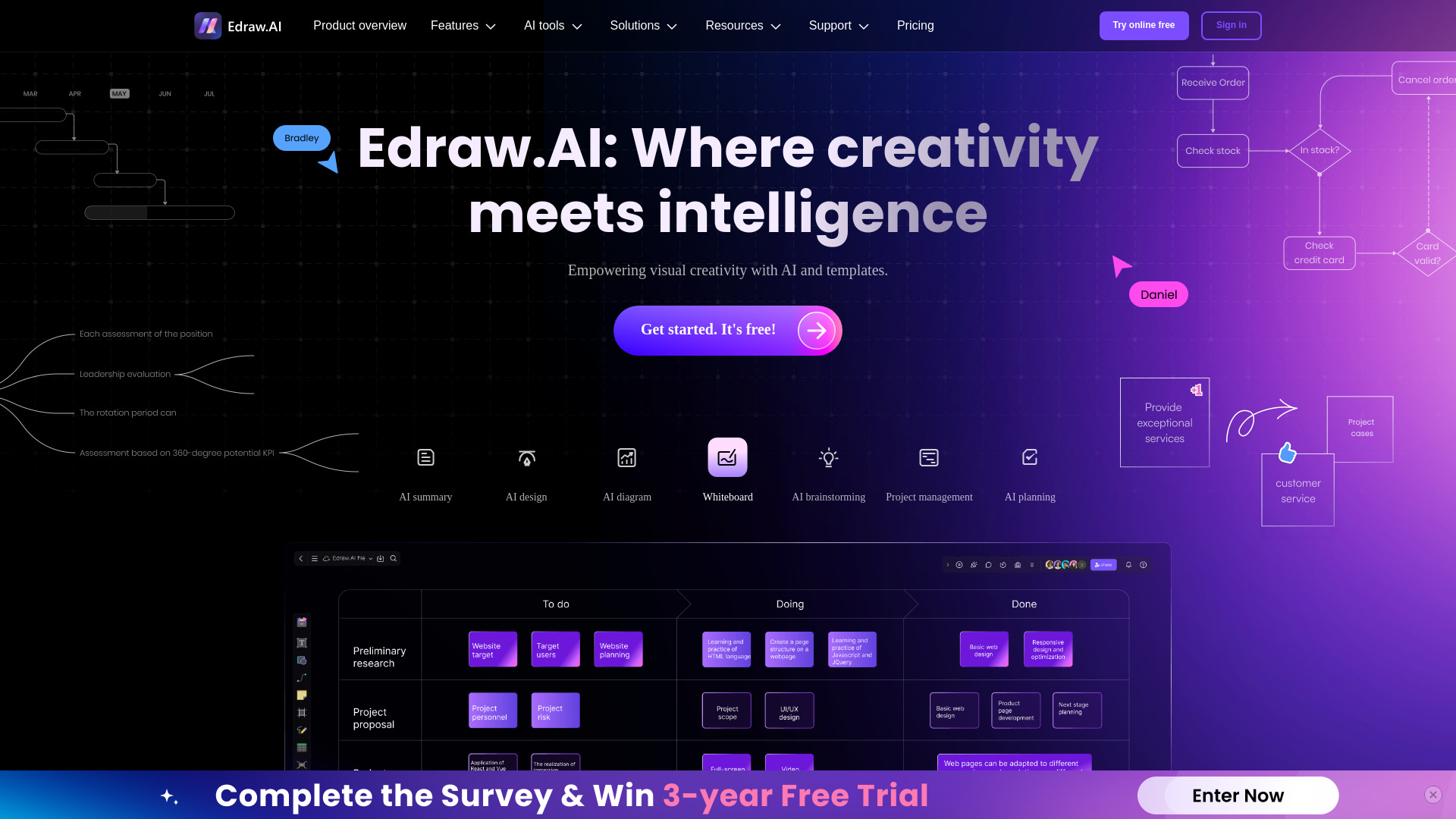 edraw ai网页截图,edraw ai网页快照