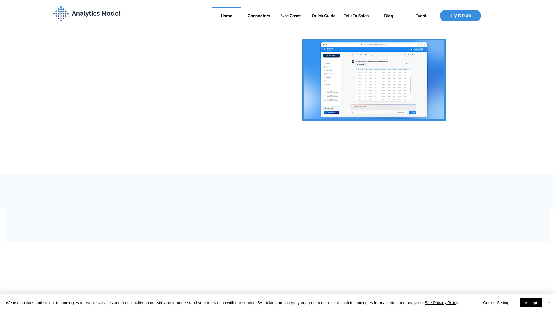 Analytics Model网页截图,Analytics Model网页快照
