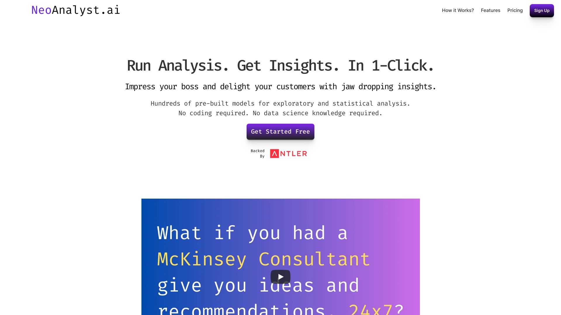 NeoAnalyst网页截图,NeoAnalyst网页快照