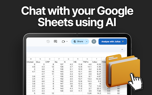 Julius AI – Analyze Google Sheets with ChatGPT网页截图,Julius AI – Analyze Google Sheets with ChatGPT网页快照