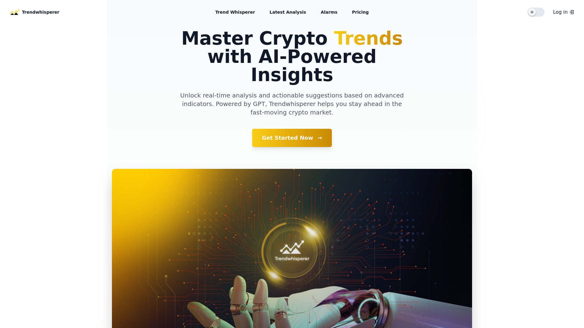 TrendWhisperer网页截图,TrendWhisperer网页快照