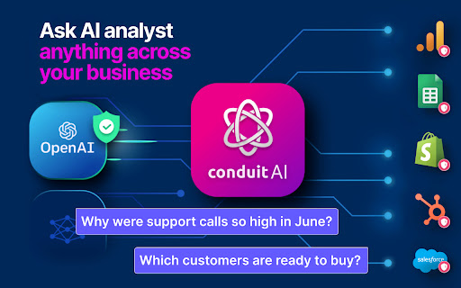 Conduit Copilot – AI analyst for business网页截图,Conduit Copilot – AI analyst for business网页快照