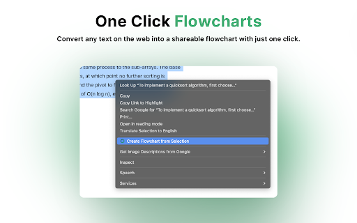Flowsage Extension – Turn ideas into shareable flowcharts网页截图,Flowsage Extension – Turn ideas into shareable flowcharts网页快照