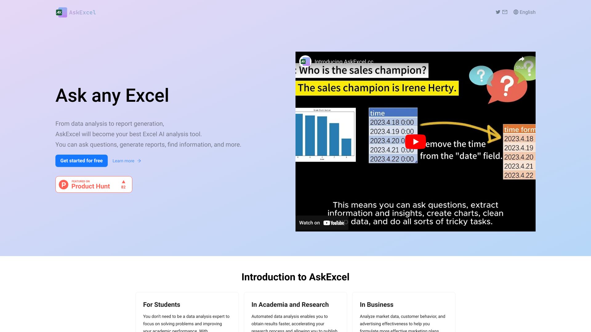 AskExcel网页截图,AskExcel网页快照