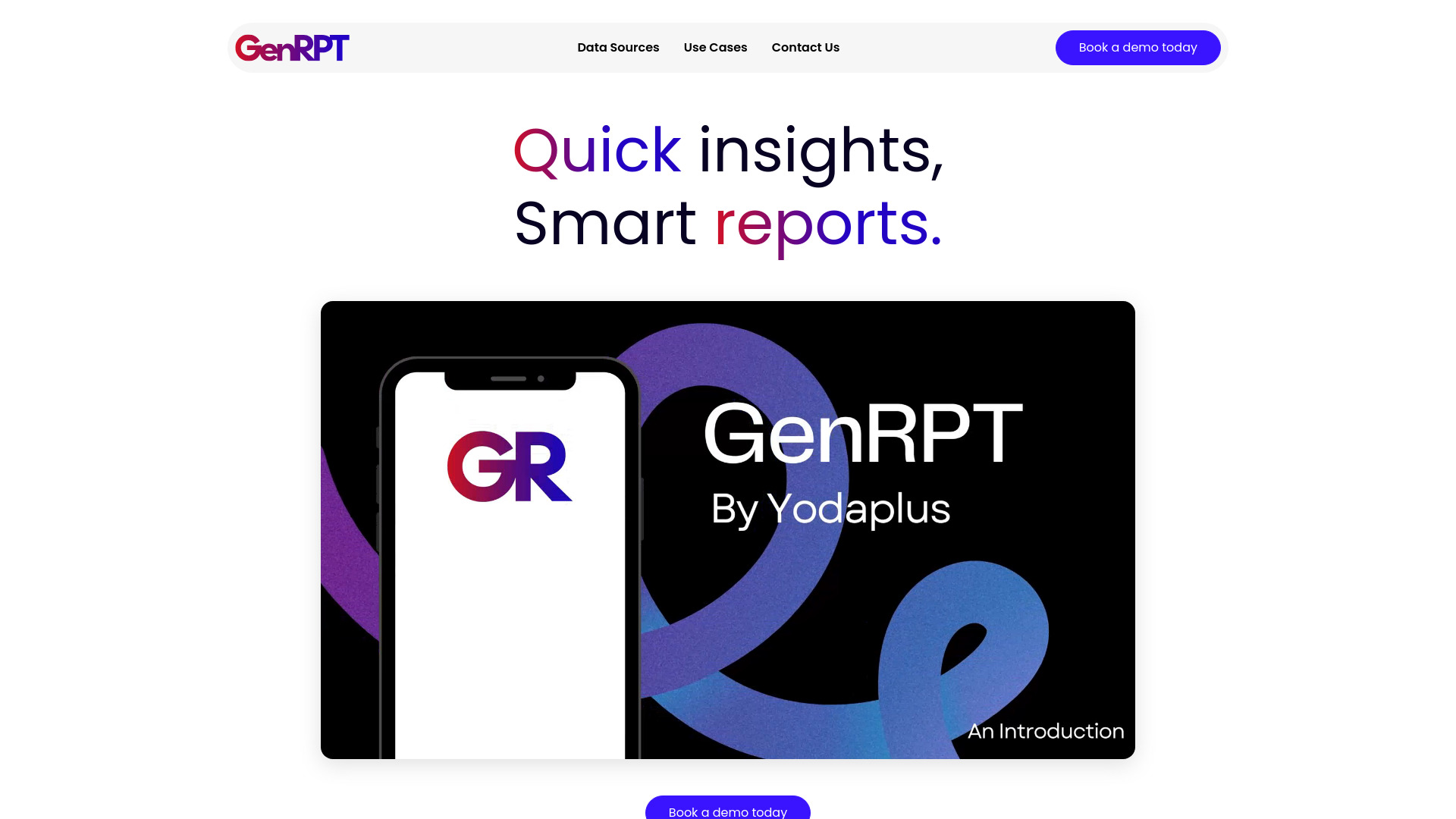 GenRPT网页截图,GenRPT网页快照