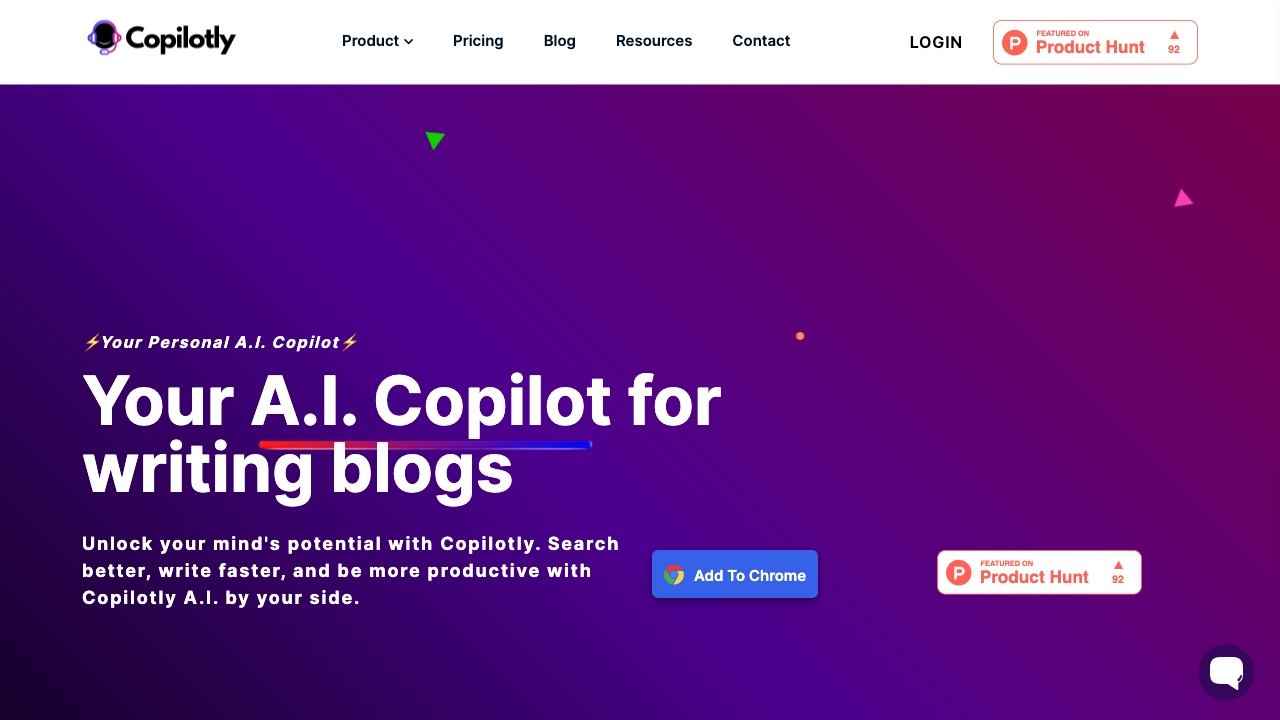Copilotly网页截图,Copilotly网页快照
