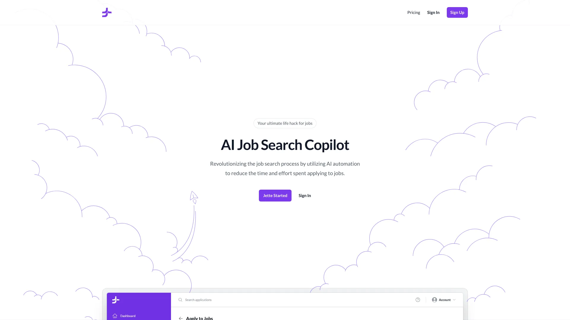 JobJette网页截图,JobJette网页快照