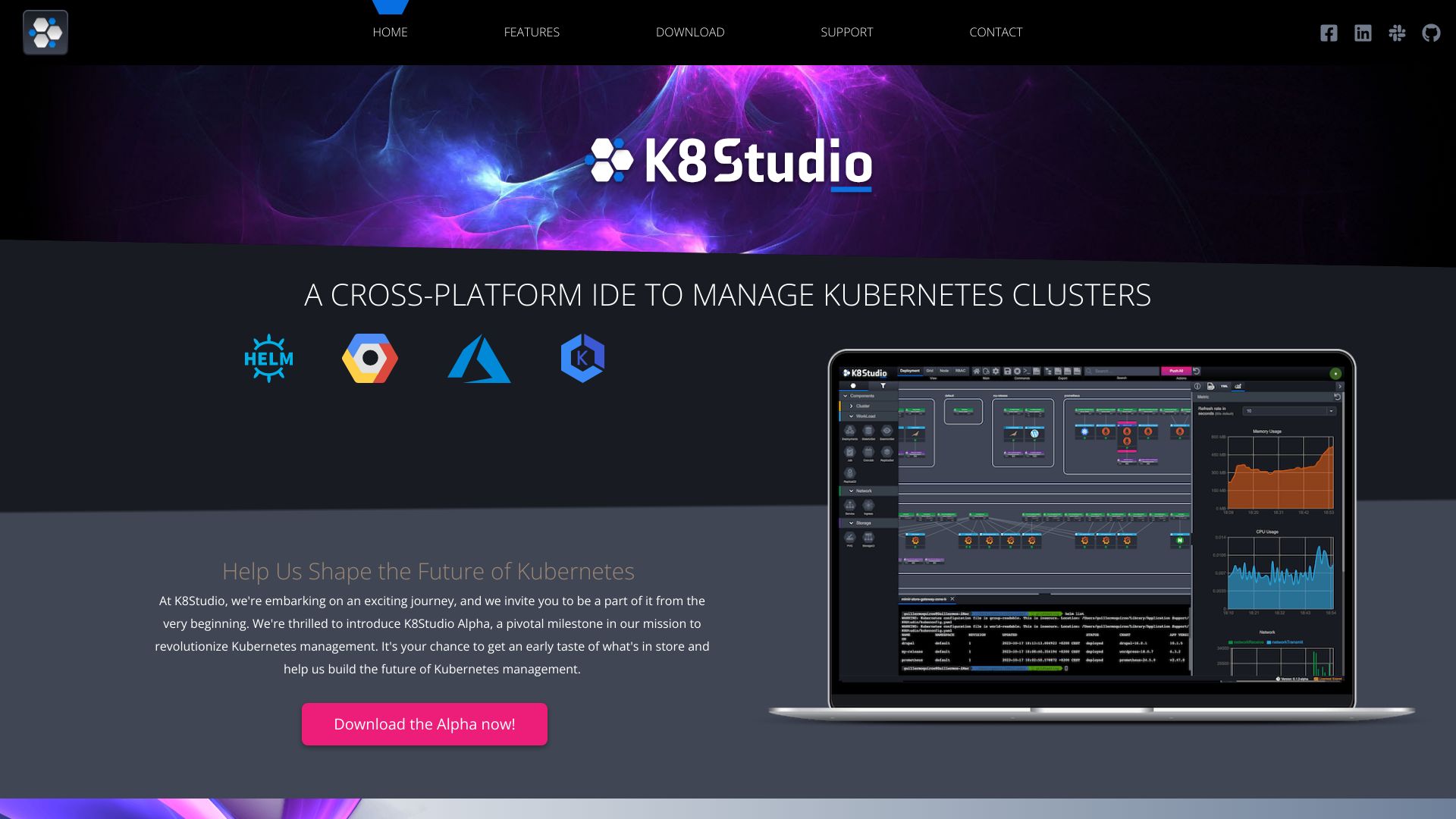 K8Studio网页截图,K8Studio网页快照