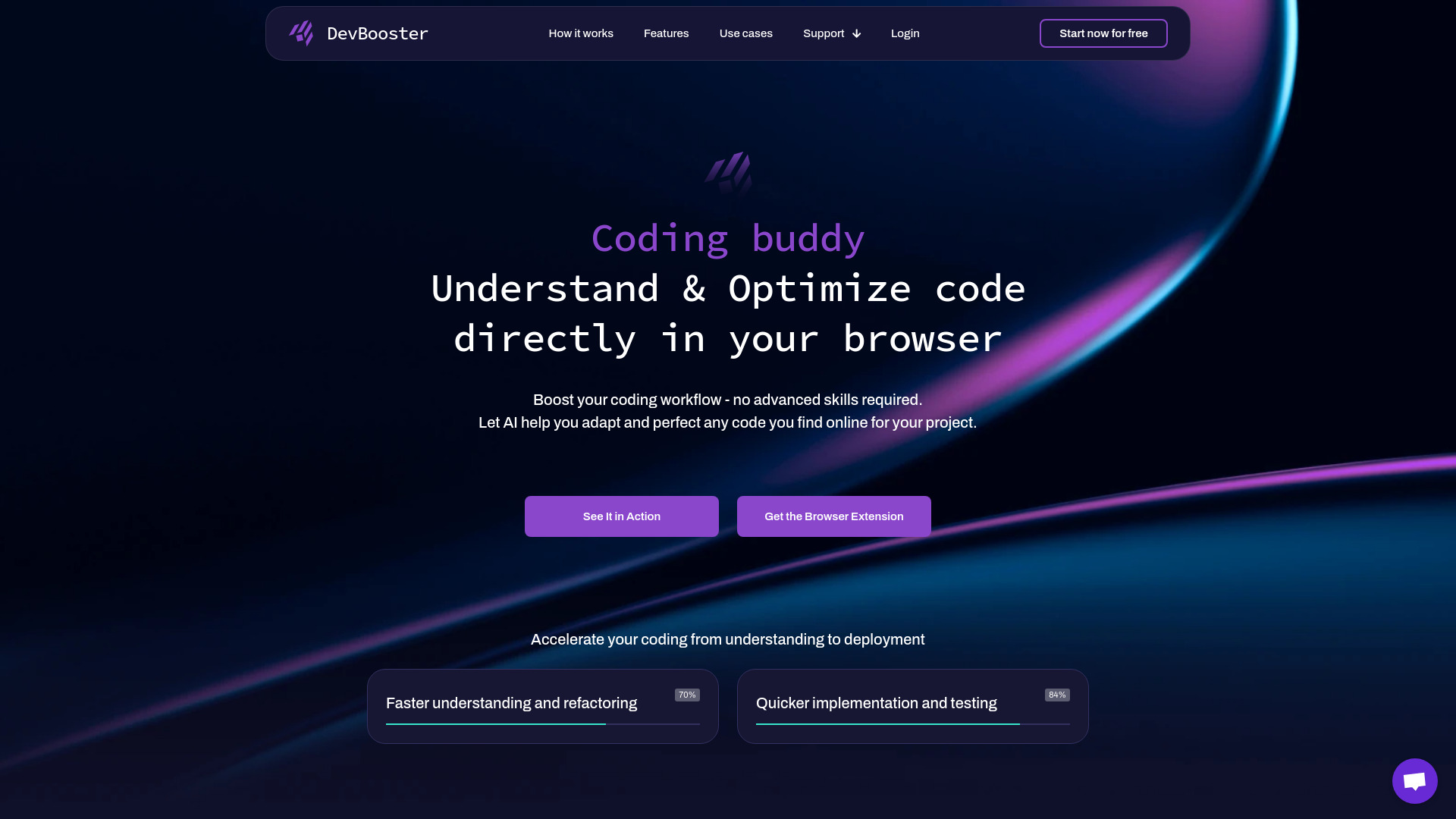 DevBooster网页截图,DevBooster网页快照