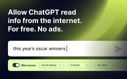 ChatGPT Search Connect with internet access网页截图,ChatGPT Search Connect with internet access网页快照