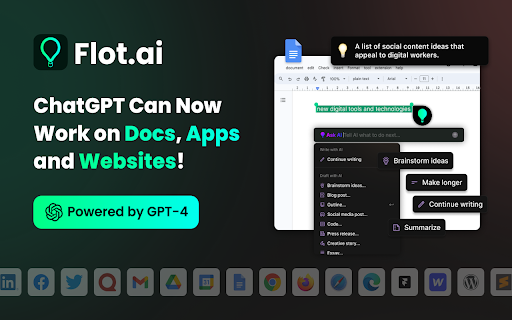Flot AI网页截图,Flot AI网页快照