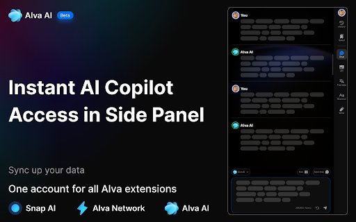 Alva AI – Your GPT AI Copilot网页截图,Alva AI – Your GPT AI Copilot网页快照