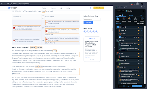 Anomali Copilot网页截图,Anomali Copilot网页快照