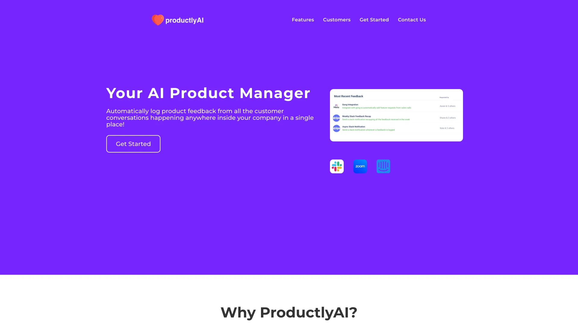 ProductlyAI网页截图,ProductlyAI网页快照