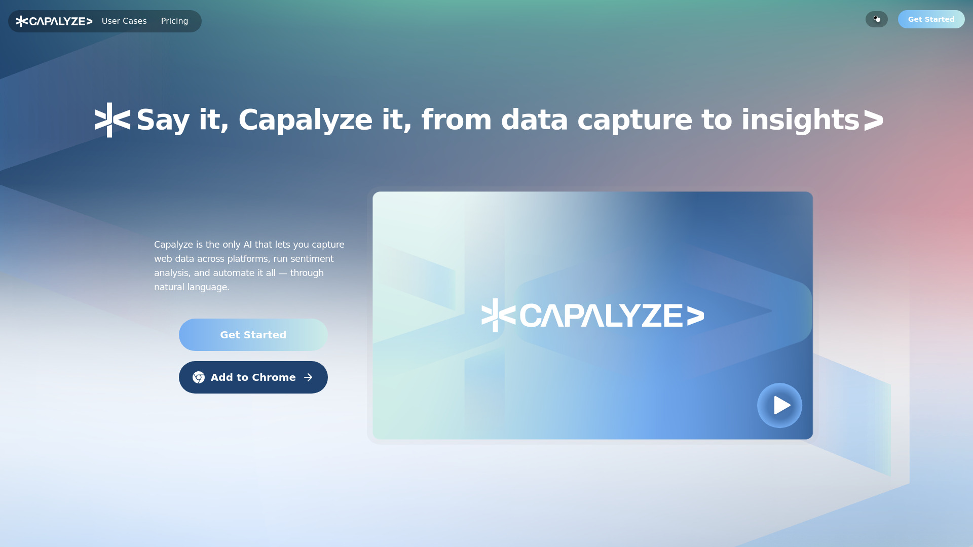 Capalyze网页截图,Capalyze网页快照