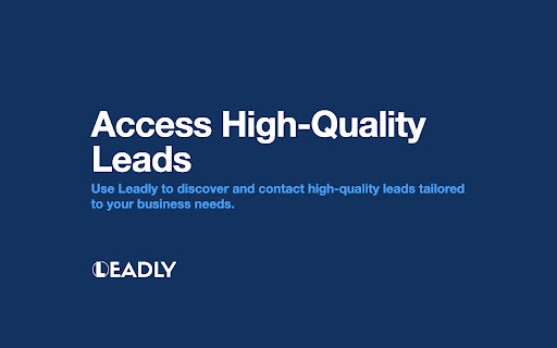 Leadly.In – AI-Enhanced LinkedIn Data Enrichment网页截图,Leadly.In – AI-Enhanced LinkedIn Data Enrichment网页快照
