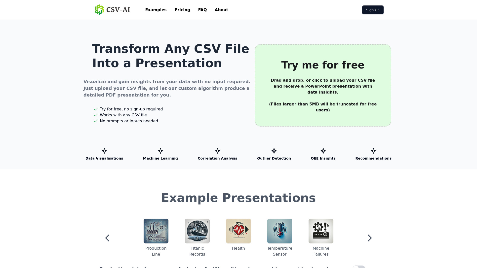 CSV-AI网页截图,CSV-AI网页快照