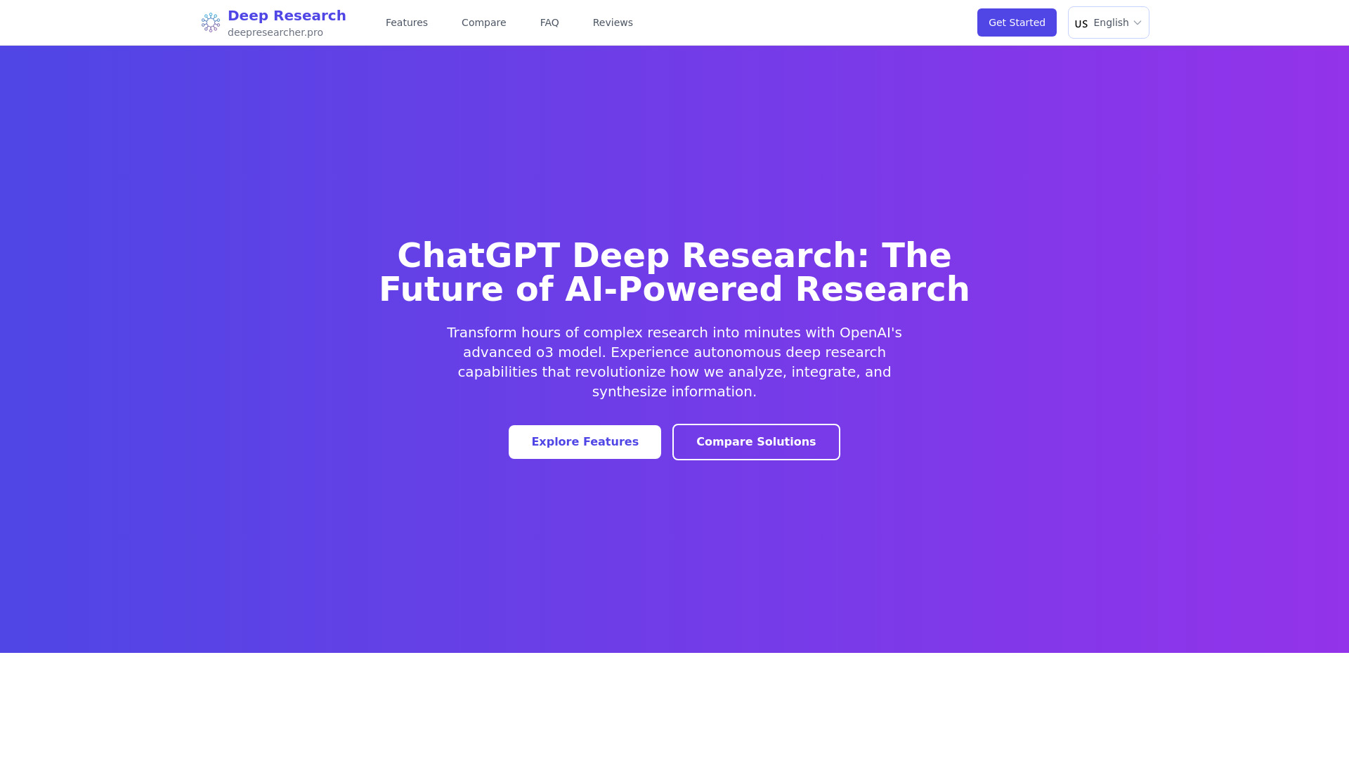 ChatGPT Deep Research网页截图,ChatGPT Deep Research网页快照