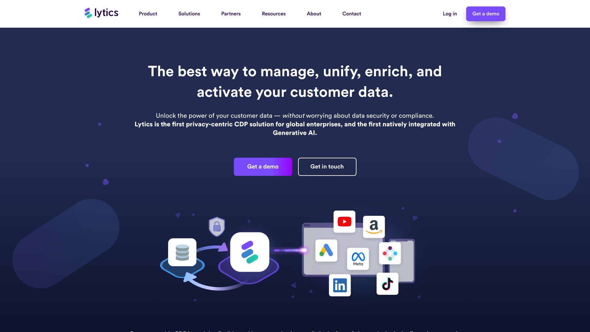 Lytics Customer Data Platform (CDP)网页截图,Lytics Customer Data Platform (CDP)网页快照